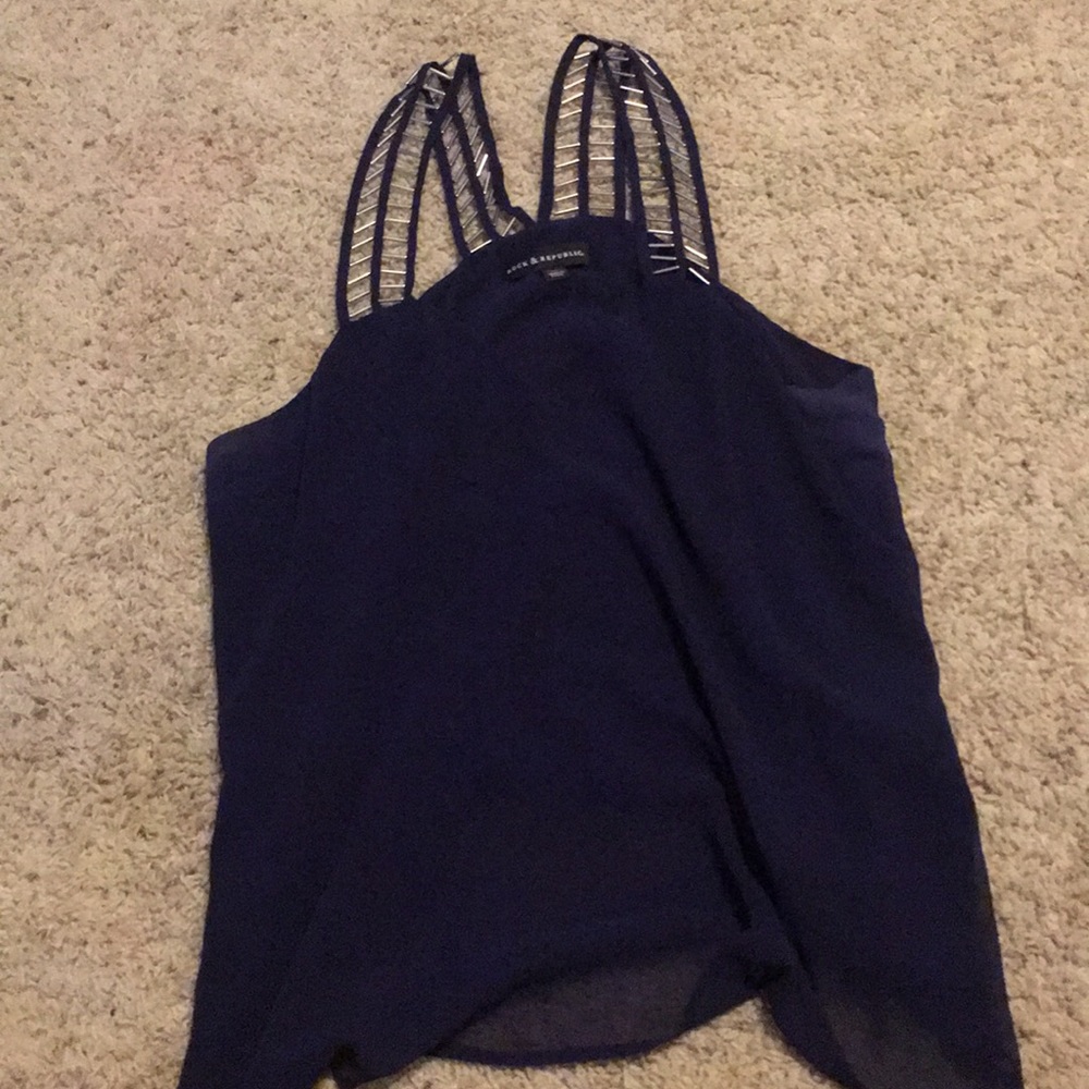 Dark navy blue tank top